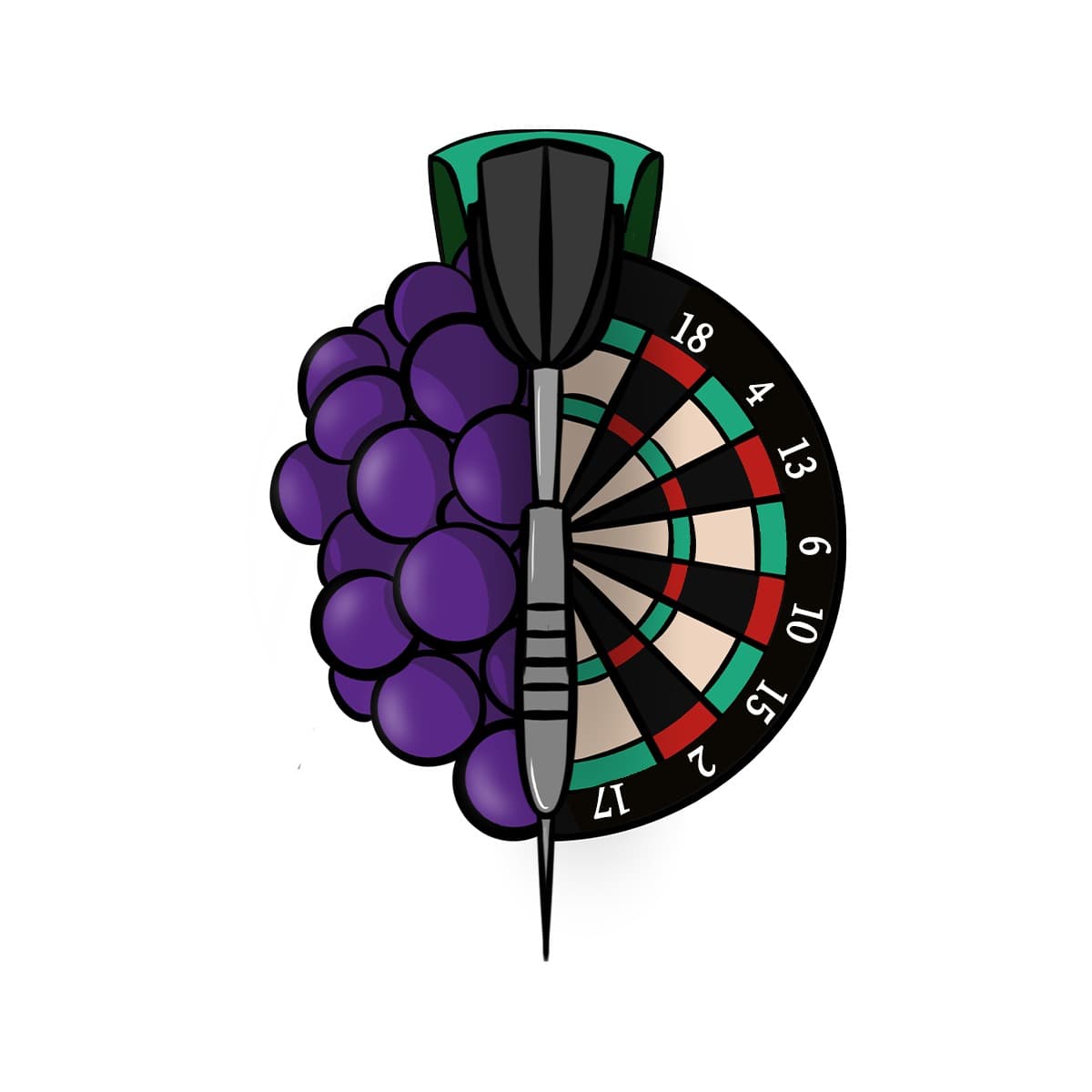 Custom Logo Design | Dartscompetitie Druivenstreek